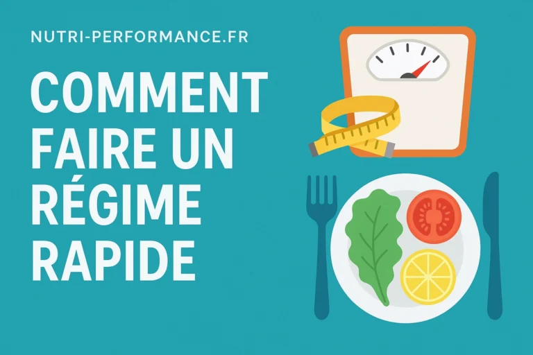 Comment faire un régime rapide