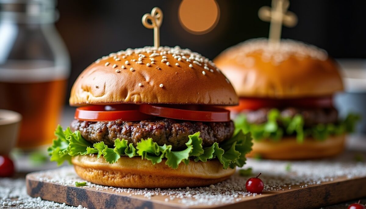 Dégustez un burger hivernal aux saveurs réconfortantes Dégustez un burger hivernal aux saveurs réconfortantes