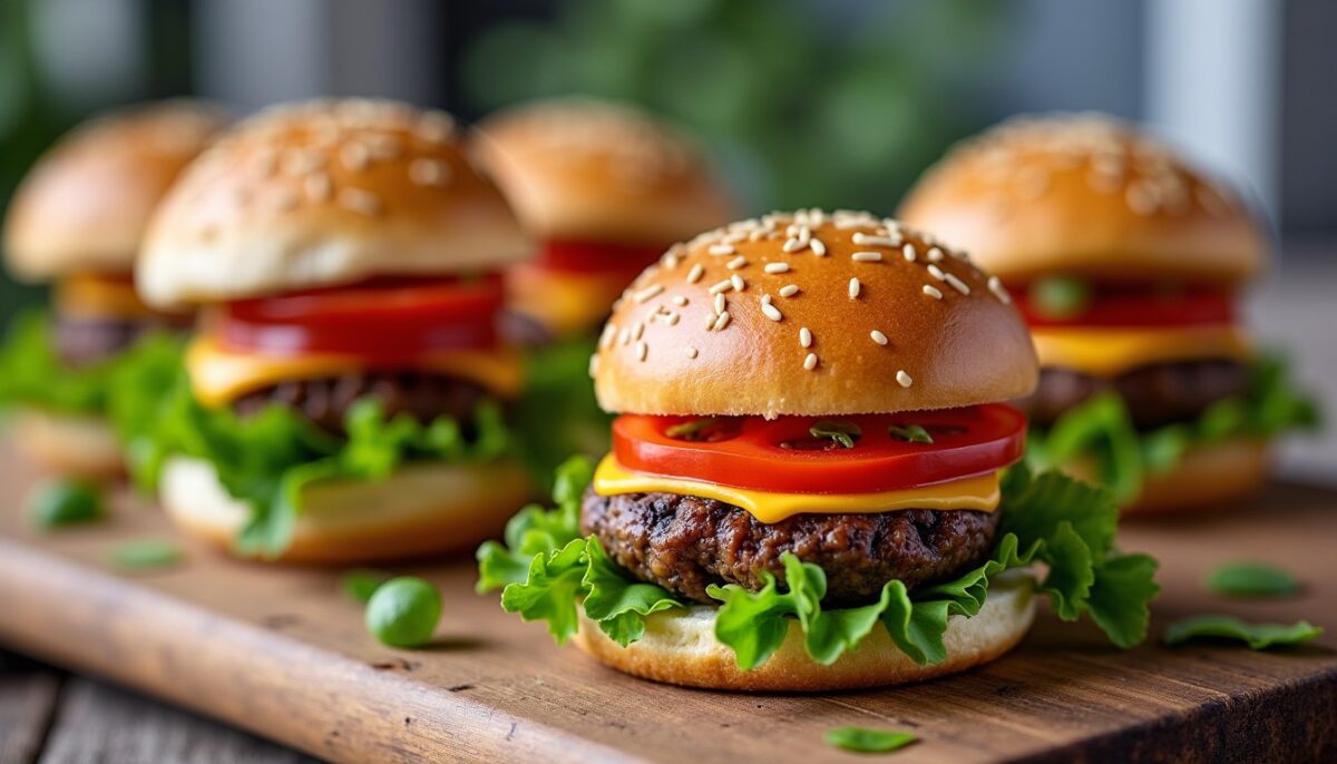 Mini burgers végétariens : recette simple et idées gourmandes sans viande pour un apéritif réussi Mini burgers végétariens : recette simple et idées gourmandes sans viande pour un apéritif réussi
