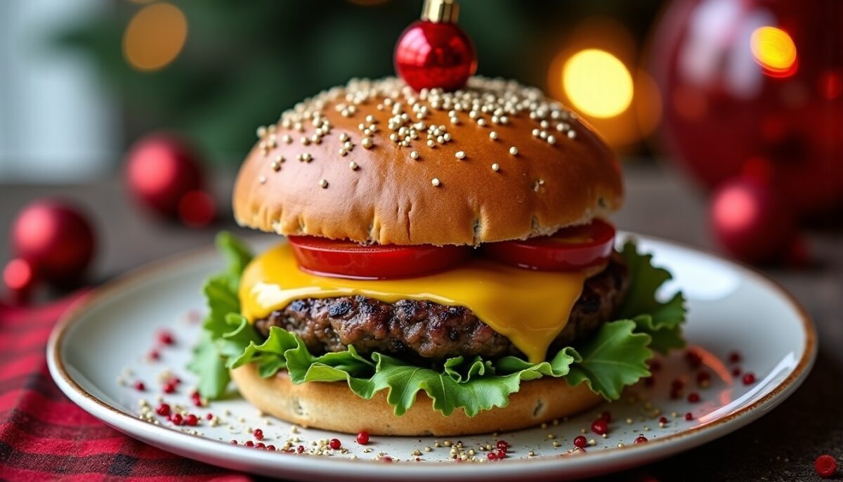 Recette et Secrets pour un Burger de Noël Délicieusement Festif Recette et Secrets pour un Burger de Noël Délicieusement Festif