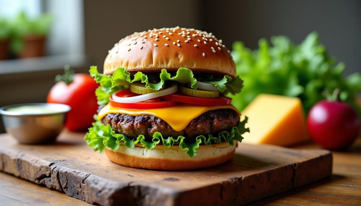 Burger Classique : Recette Inratable, Ingrédients Essentiels et Conseils de Chef Burger Classique : Recette Inratable, Ingrédients Essentiels et Conseils de Chef
