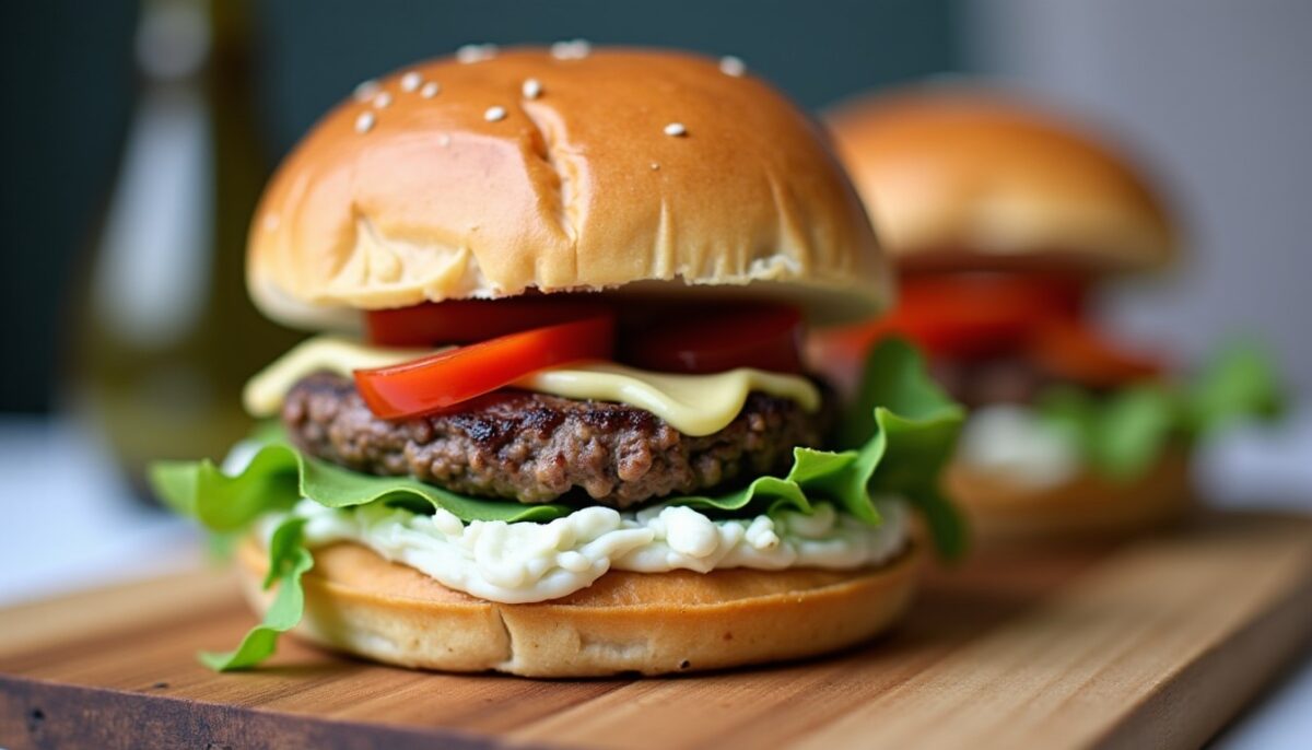 Burger au fromage bleu : découvrez une recette gourmande et innovante Burger au fromage bleu : découvrez une recette gourmande et innovante