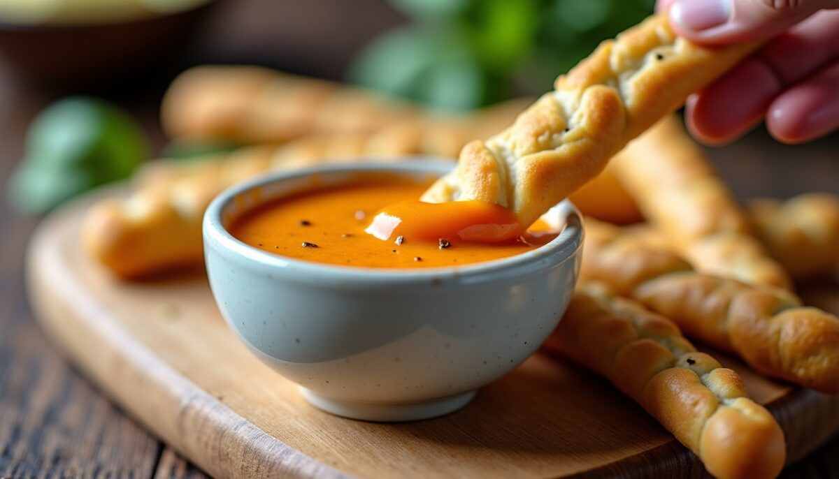 Délicieuse sauce express pour gressins : l'apéritif prêt en seulement 10 minutes Délicieuse sauce express pour gressins : l'apéritif prêt en seulement 10 minutes