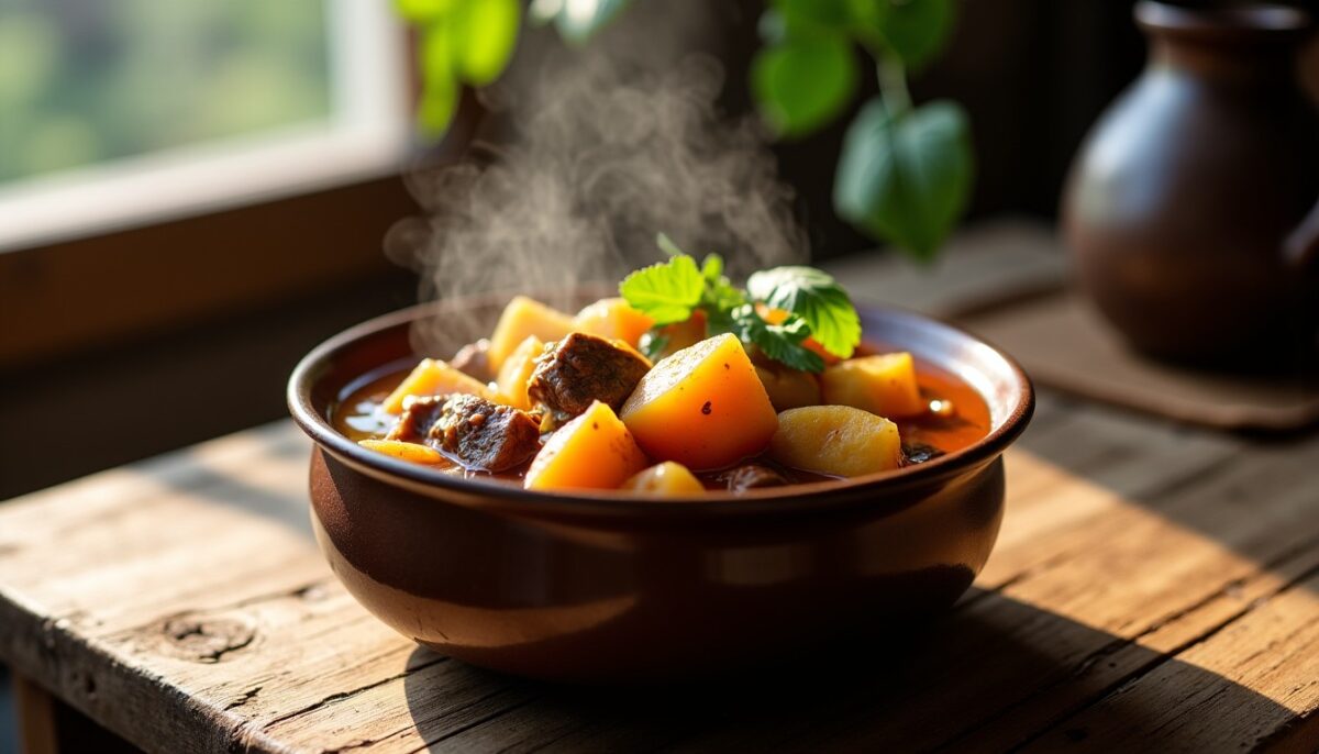 Ragoût de pommes de terre à l'ancienne : découvrez la recette traditionnelle détaillée pas à pas Ragoût de pommes de terre à l'ancienne : découvrez la recette traditionnelle détaillée pas à pas